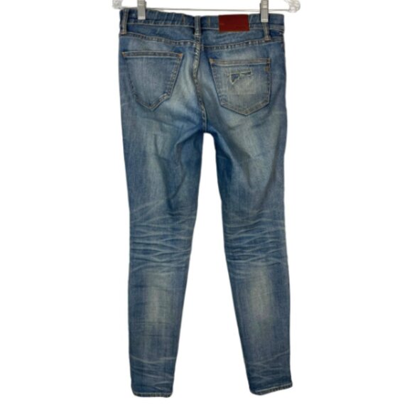 MADEWELL Skinny Skinny Distressed Jeans Size 28 EUC - Picture 3 of 4